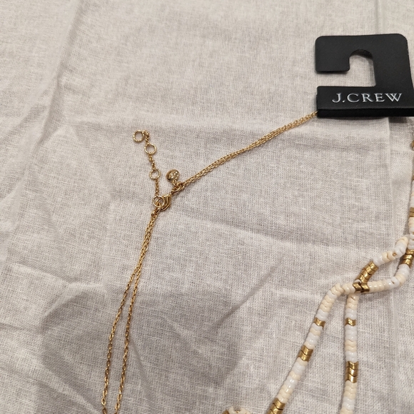 J.Crew Necklace Layered Chevron Beaded - Picture 6 of 6